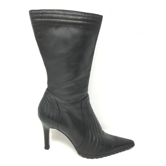 Nine West Washed Up Mid Calf Boots Shoes Size 8.5 - Picture 3 of 8